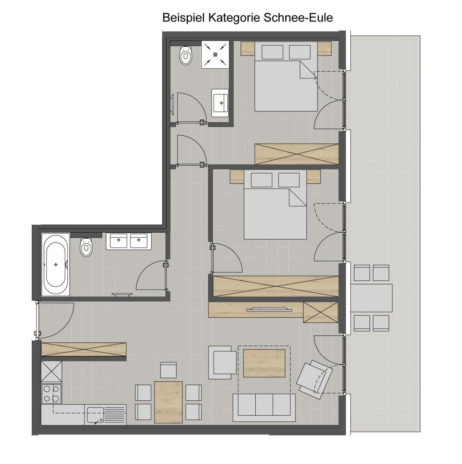 Alpinlodges Kühtai Rom bilde